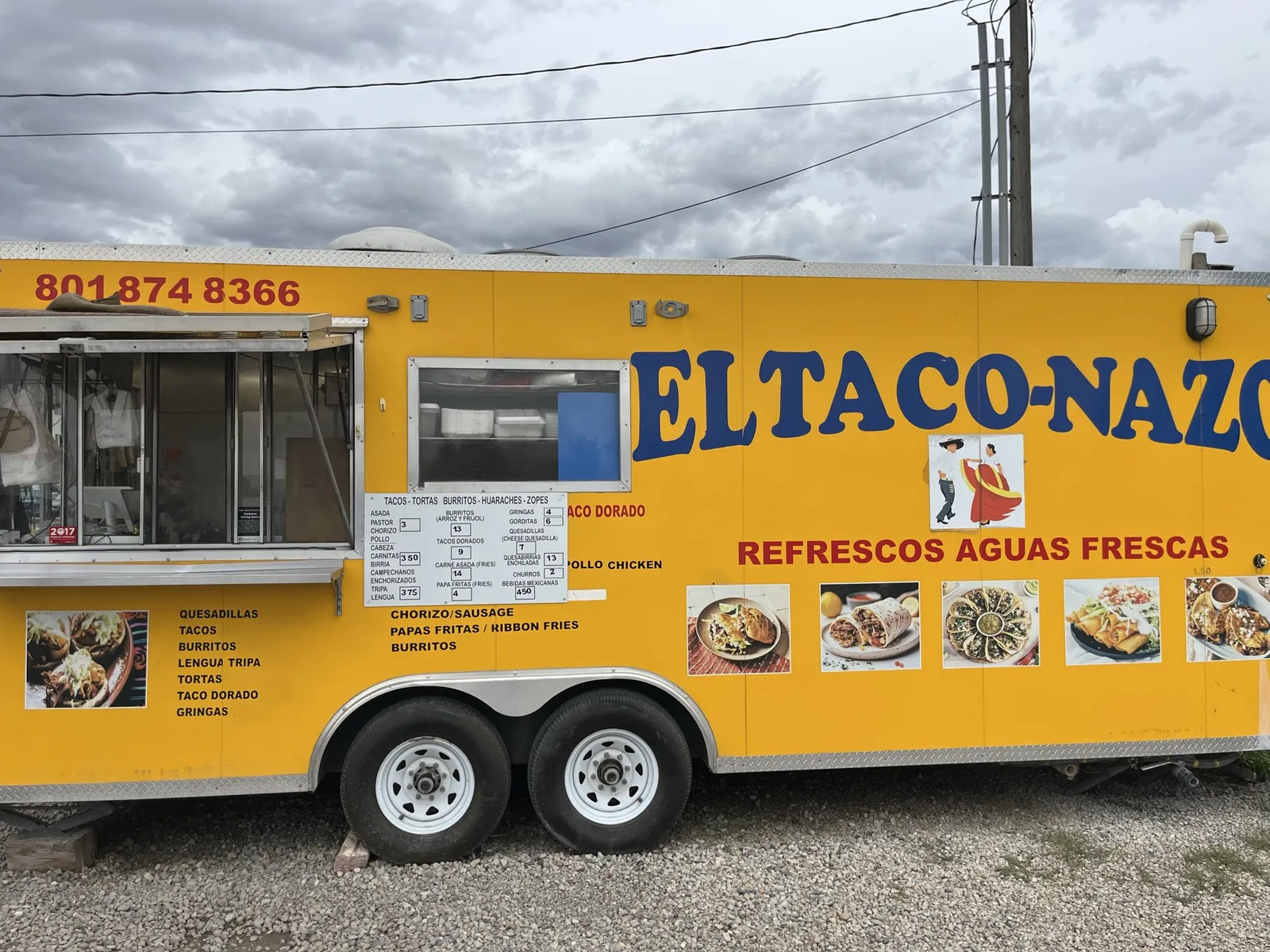 El Taco-Nazo food truck on W Center St in Provo